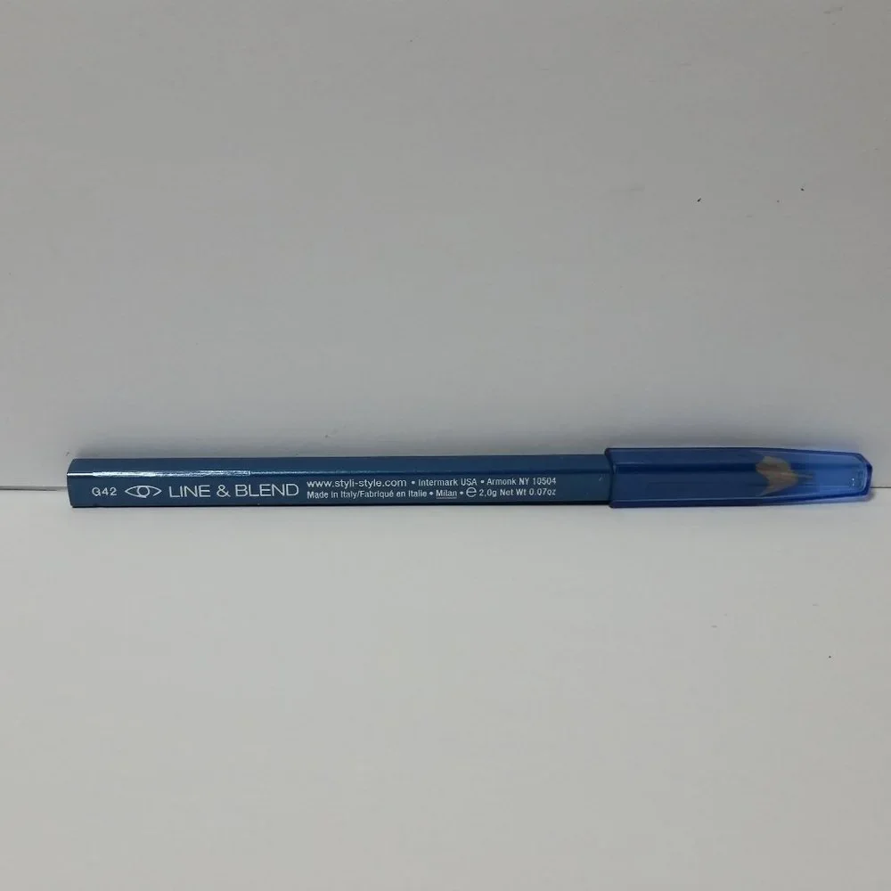 2 Styli Style Waterproof Eye Liner Blue